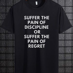 Gym motivation shirt suffer the pain of discipline shirt